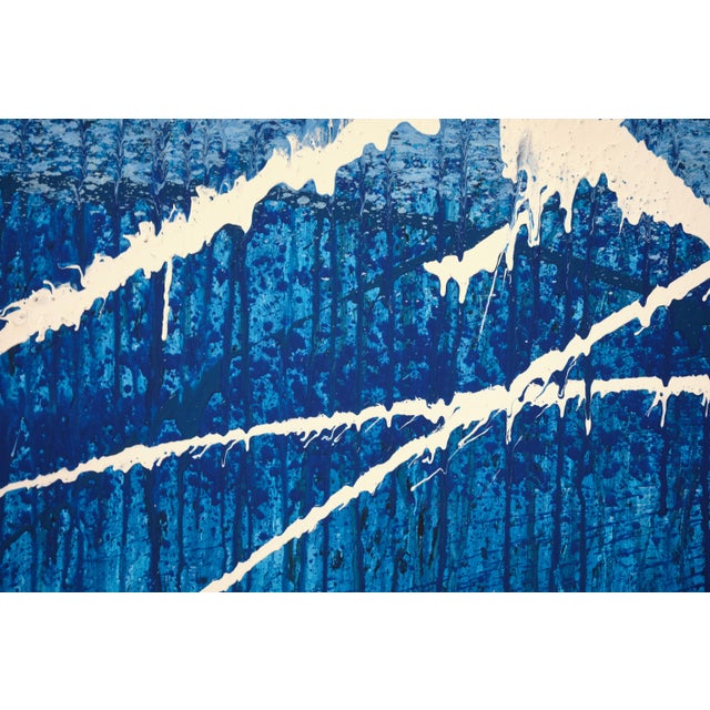 "Almost Symmetry 3" Large Abstract Acrylic Painting by Simon Findlay For Sale - Image 11 of 12