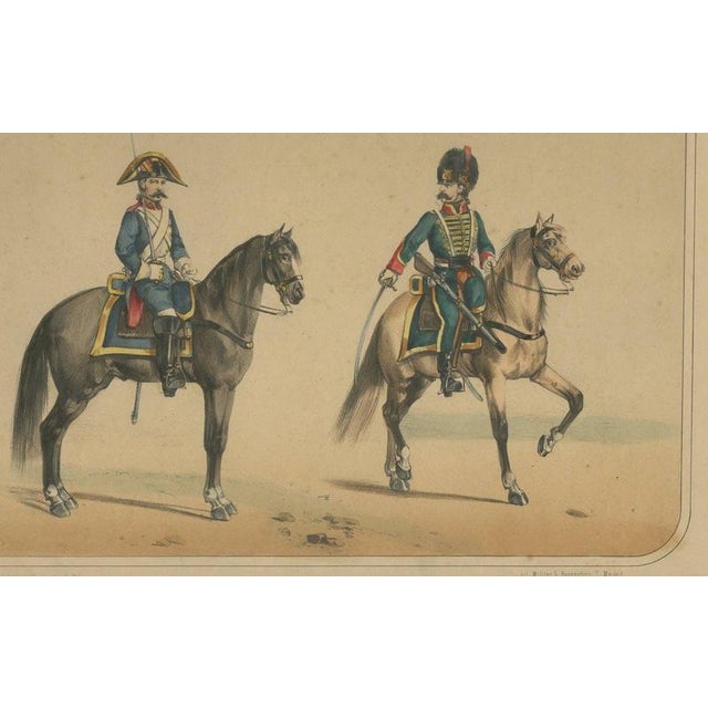 José Villegas, Dragoon and Hussar, 1861, Lithograph For Sale - Image 12 of 12