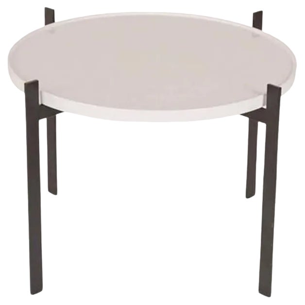 Ancient White Porcelain Single Deck Table by OxDenmarq For Sale