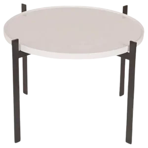 Ancient White Porcelain Single Deck Table by OxDenmarq