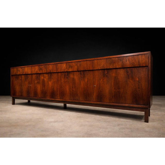 Brazilian Modern Credenza in Brazilian Rosewood by Celina, Brazil, 1960s - Lot 707A For Sale - Image 4 of 13