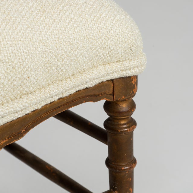19th Century Napoleon III Chiavari Chair With Upholstered Seat For Sale - Image 4 of 12