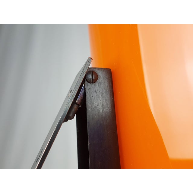 Orange and White Murano Glass Sconce by Vistosi, 1960s For Sale - Image 11 of 15