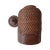 Boho Chic Large Handwoven Rattan and Wood Ginger Jar With Lid From the Philippines For Sale - Image 9 of 12