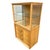 Mid-Century Modern 1950s Mid Century Birch Curio Cabinet W/ Bronze Pulls For Sale - Image 3 of 7