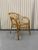 Brown Mid-Century Modern Bamboo and Rattan Armchair For Sale - Image 8 of 8