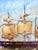 Mid-Century Maritime Oil Painting by B. James For Sale - Image 10 of 16