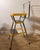 American Vintage Cosco Stylaire Yellow Chrome Step Stool Chair For Sale - Image 3 of 9