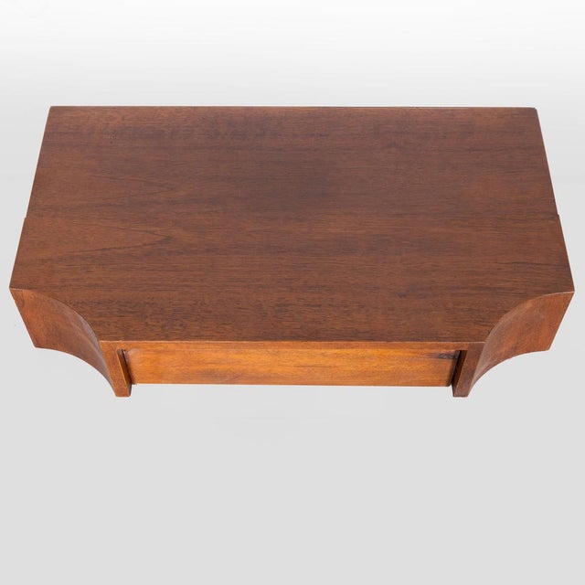 Acerbis Suspended Wooden Bedside Tables, 1970, Set of 2 For Sale - Image 6 of 10