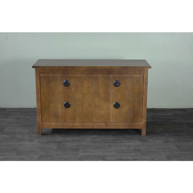 Mission Quarter Sawn Oak 48" Tv Stand - Walnut For Sale In Chicago - Image 6 of 7