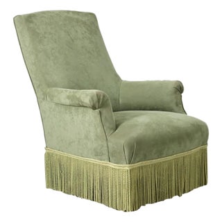 French 20th Century Napoleon III Style Bergere Chair For Sale