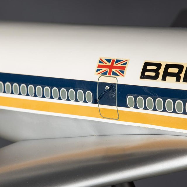 20th Century British Fiberglass Caledonian DC10 Airplane Model, 1970 For Sale - Image 15 of 18