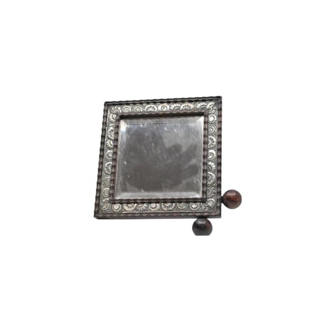 Table Mirror in Chestnut, in Very Good conditions. Designed 1890 to 1919 This piece has an attribution mark, I am sure...