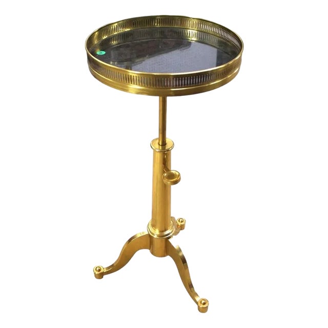 Maison Toulouse French Brass Telescoping Table For Sale