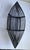 Vintage MCM Wicker Rattan Wooden Boat, Centerpiece Fruite Basket For Sale - Image 4 of 9