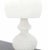 Textured Milk Glass Mushroom Table Lamp For Sale - Image 4 of 10
