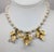 Metal Vintage 1980s Signed Valentino Faux-Pearl Grape Cluster Necklace For Sale - Image 7 of 7