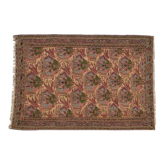 1980s Vintage Persian Kilim Rug For Sale