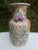 Vintage Chinese Ceramic Vase W/Butterflies, Flowers & Pomegranate Fruit Handles For Sale - Image 6 of 12
