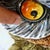 Vintage 1970s Italian Hand-Painted Ceramic Owl Umbrella Stand - Model 1479 For Sale - Image 13 of 16