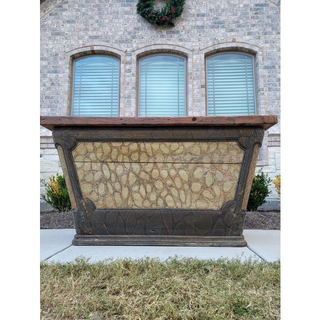 Spanish 18th Century Spanish Colonial Church Mission Altar Table Now Sideboard For Sale - Image 3 of 12