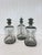 Set of 3 Vintage Holmegaard Smoke Grey Kluk Kluk Decanters With Crown Stoppers For Sale - Image 12 of 12