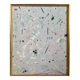 Erin Simon Original Brush Strokes Drop Cloth For Sale