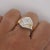 1.2 Carat Round-Cut Diamond Two-Tone Retro Cluster Ring Size 6 For Sale - Image 4 of 8
