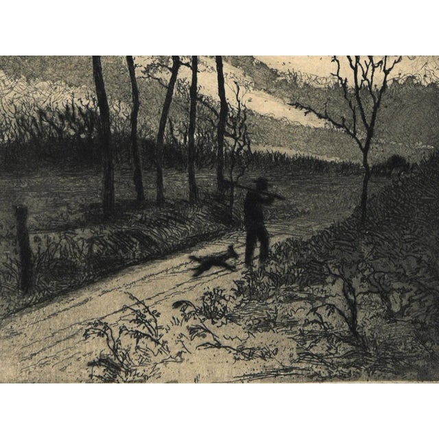 1900 - 1909 "End of Day" Original Limited Edition Etching by John McGrath For Sale - Image 5 of 8
