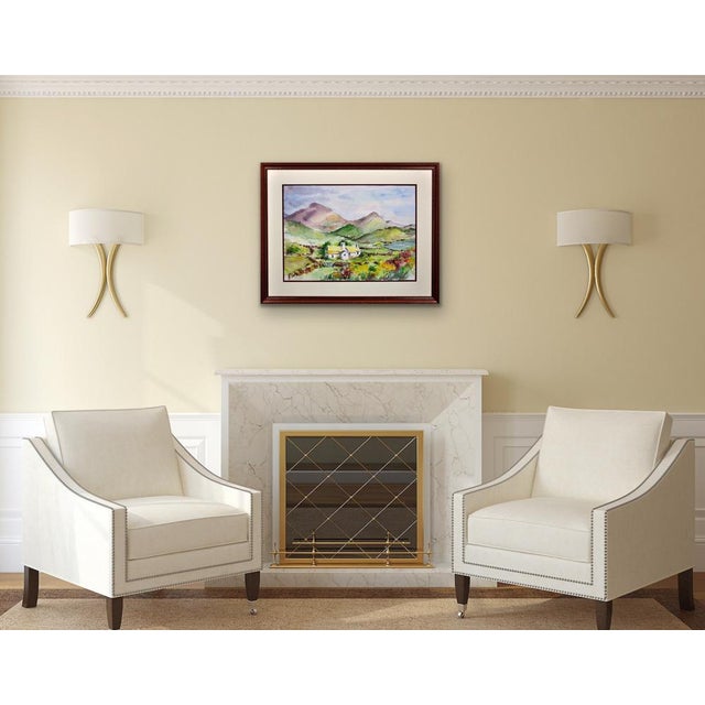 R. Savalle, Connemara, Ireland, Original Watercolour, 2001, Framed For Sale - Image 18 of 18