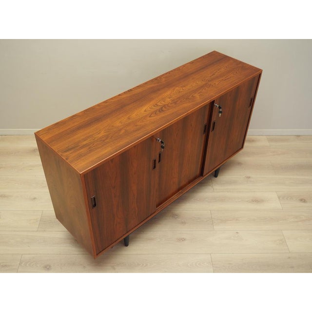 Brown Vintage Danish Rosewood Dresser, 1970s For Sale - Image 8 of 14