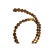 Brown Carved Flat Bean Shape Beads Hand Rosary Praying Chain For Sale - Image 4 of 7