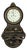 Antique Wall Clock with Markings For Sale