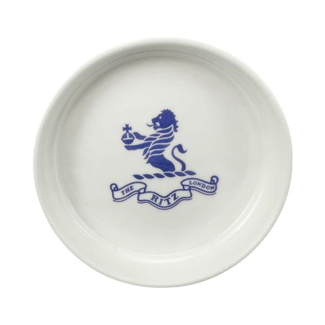 Vintage the Ritz London Hotel Porcelain Coaster Ashtray For Sale - Image 10 of 10