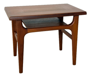 Mid-Century Danish Side Table in Teak by Niels Bach, 1960s