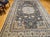 Vintage Persian Nain Area Rug, Hand-Knotted Wool & Silk, Floral Pattern, 9x13, Navy & Ivory For Sale - Image 4 of 18