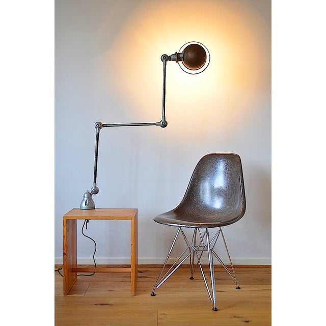 Metal Vintage Table Lamp by Jean-Louis Domecq for Jieldé, 1950s For Sale - Image 7 of 16