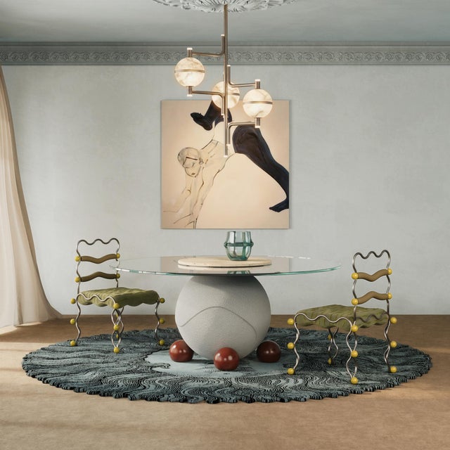 Contemporary Vela Dining Chair by Ömer Öztürk For Sale - Image 3 of 18