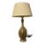 Mid-Century Modern Textured Pottery Lamp For Sale