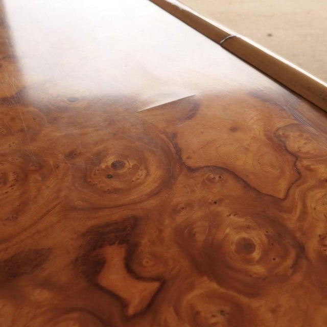 Brown Vintage Burl Bamboo Sideboard, 1980s For Sale - Image 8 of 15