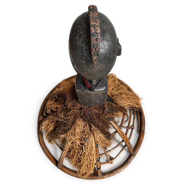 Mid 20th Century Vintage Rare Baga West Guinea Large Headdress For Sale - Image 5 of 14