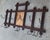 Mission Antique Arts & Crafts Wall Coat Rack With Mirror and Hooks For Sale - Image 3 of 17