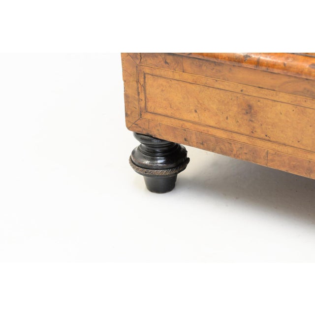 Metal Glazed Walnut Bookcase, 1870 For Sale - Image 7 of 10