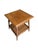 1930s Victorian Aesthetic Movement Eastlake Style Oak Two Tier Parlor Table Stick and Ball Apron For Sale - Image 4 of 6
