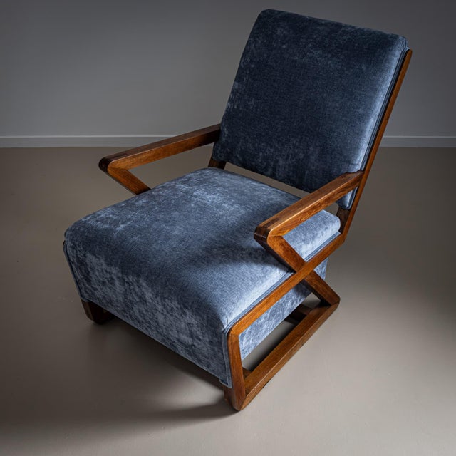 1950s Lounge Chairs, Italian Manufactory, 1940s For Sale - Image 5 of 18