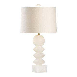 Wildwood Ziegfeld Alabaster Table Lamp For Sale