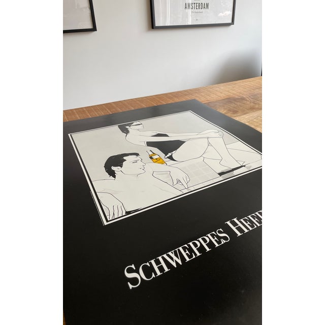 Jos Van Uytrecht, Couple, 1984, Copyright Schweppes International, No 205,206,207, Set of 3 Printed in Holland. For Sale - Image 10 of 13