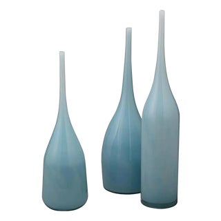 Pixie Glass Decorative Vase (Set of 3) by Jamie Young For Sale