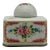Limoges France Antique Porcelain Inkwell, Hand Painted Floral For Sale