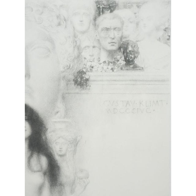 Gustav Klimt, Nude, The Allegory of Sculpture, Lithograph For Sale - Image 8 of 16
